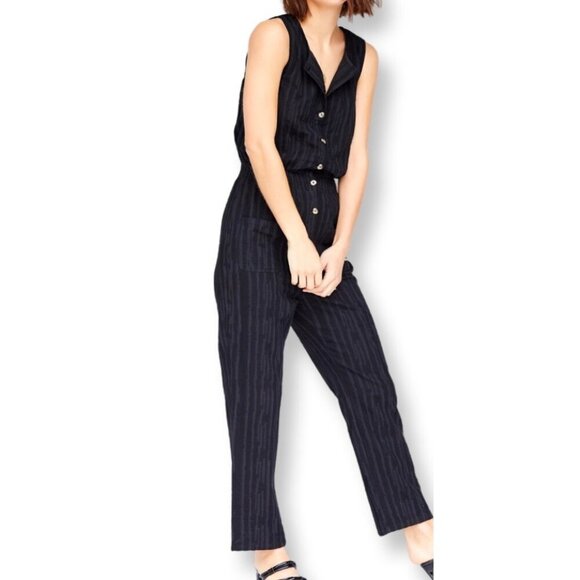 Callahan NWT Stella Sleeveless Jumpsuit in Black Size XS Revolve Pantsuit - Picture 3 of 14